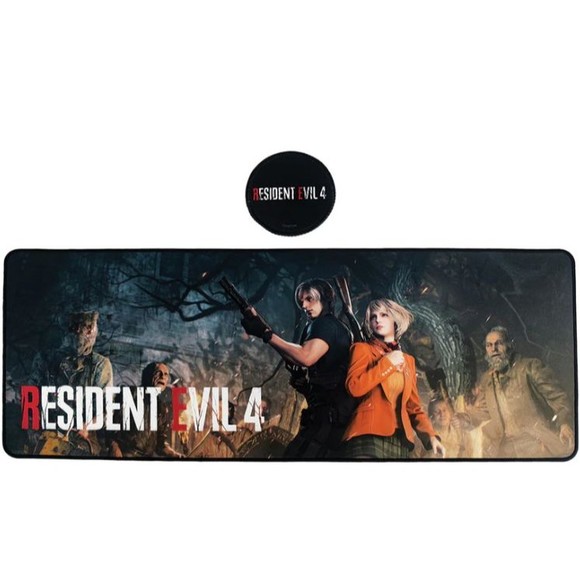 Resident Evil 4 XL Desk Pad & Coaster Set Official Capcom RE Collectibles - Picture 4 of 5